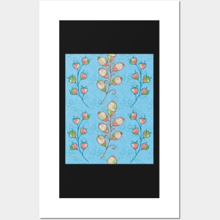 Spring Buds Pattern Posters and Art